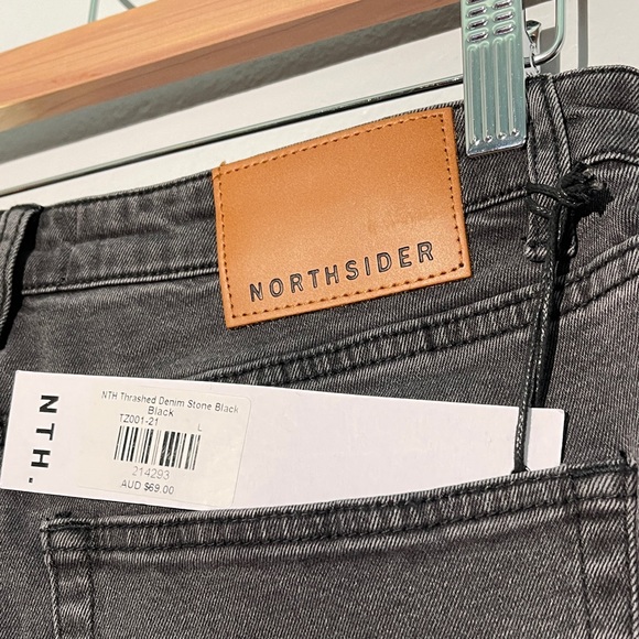 NWT Northsider NTH Black Holy Jean Pants - Picture 6 of 6